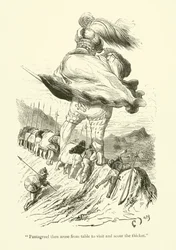 Illustration for the works of Rabelais